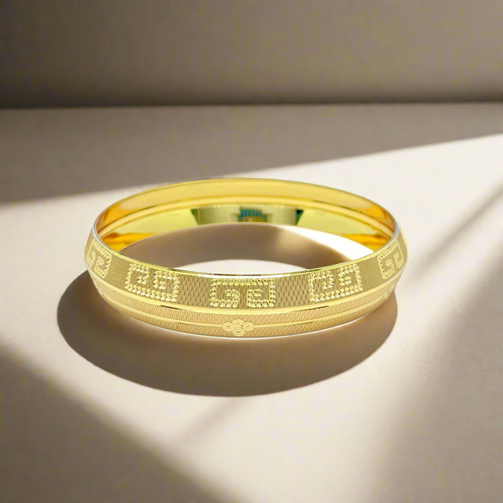 Magnum Band Kada | 22 Kt Gold Plated