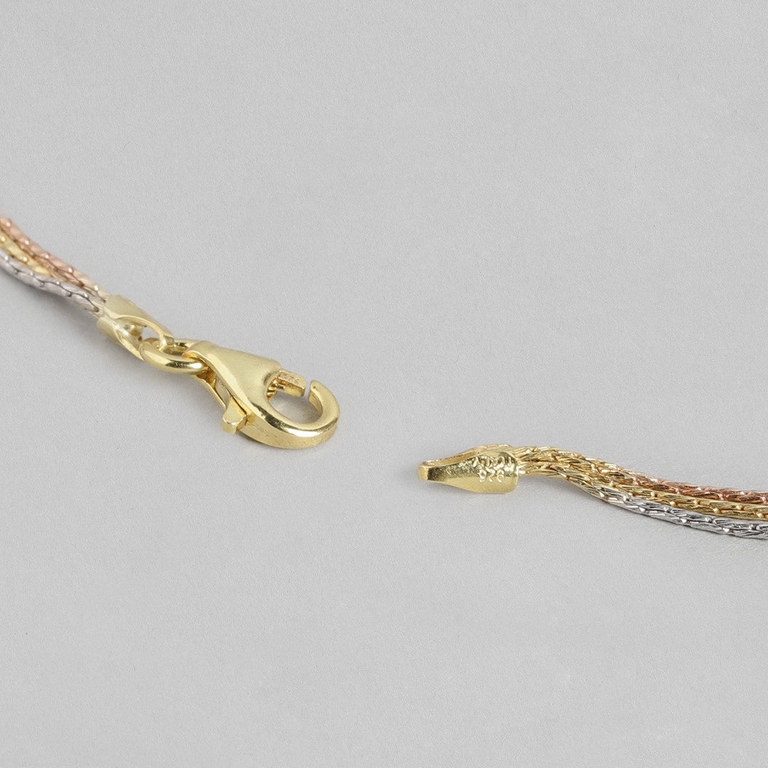 Harmony of Hues - Triple Tone Layered Anklet