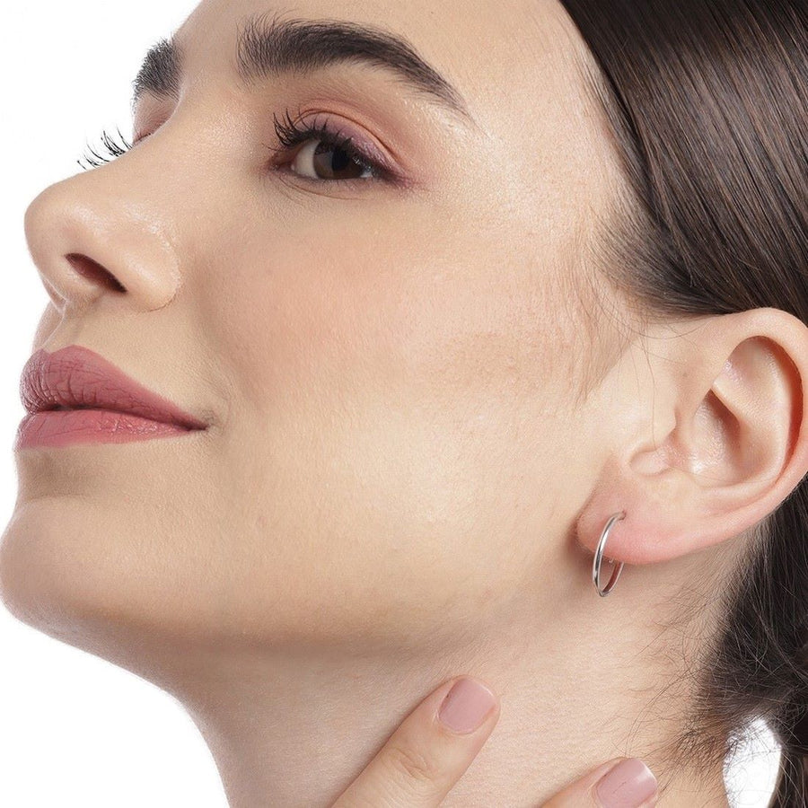 Silver Hoop Earrings | 925 Pure Silver