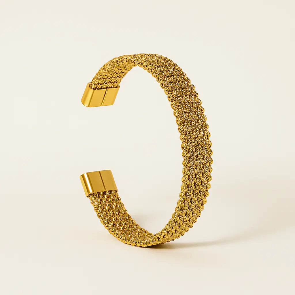 Interlink Cuff Bracelet