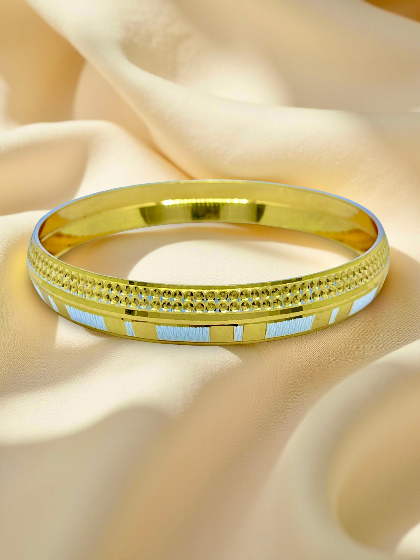 Bold Men's Kada | 22 Kt Gold Plated