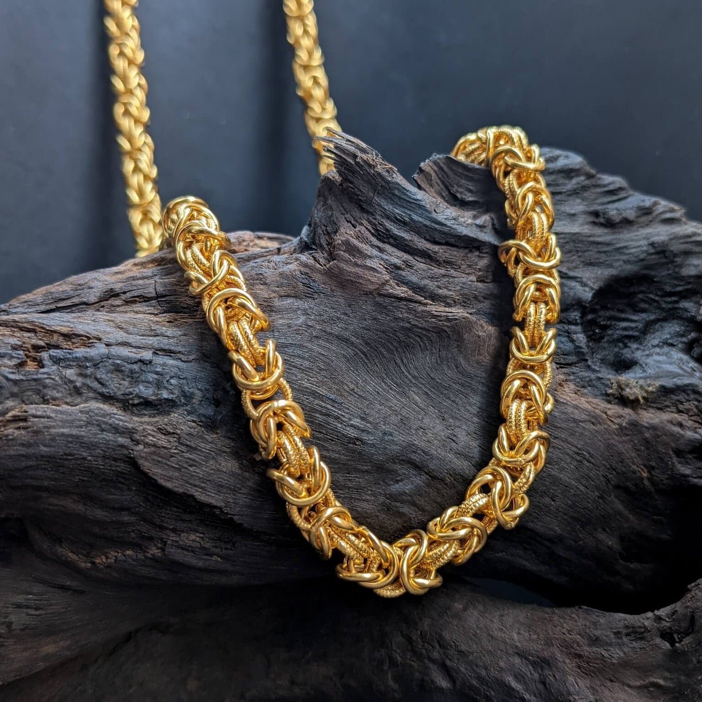 King's Braid Chain | 22 Kt Gold Plated