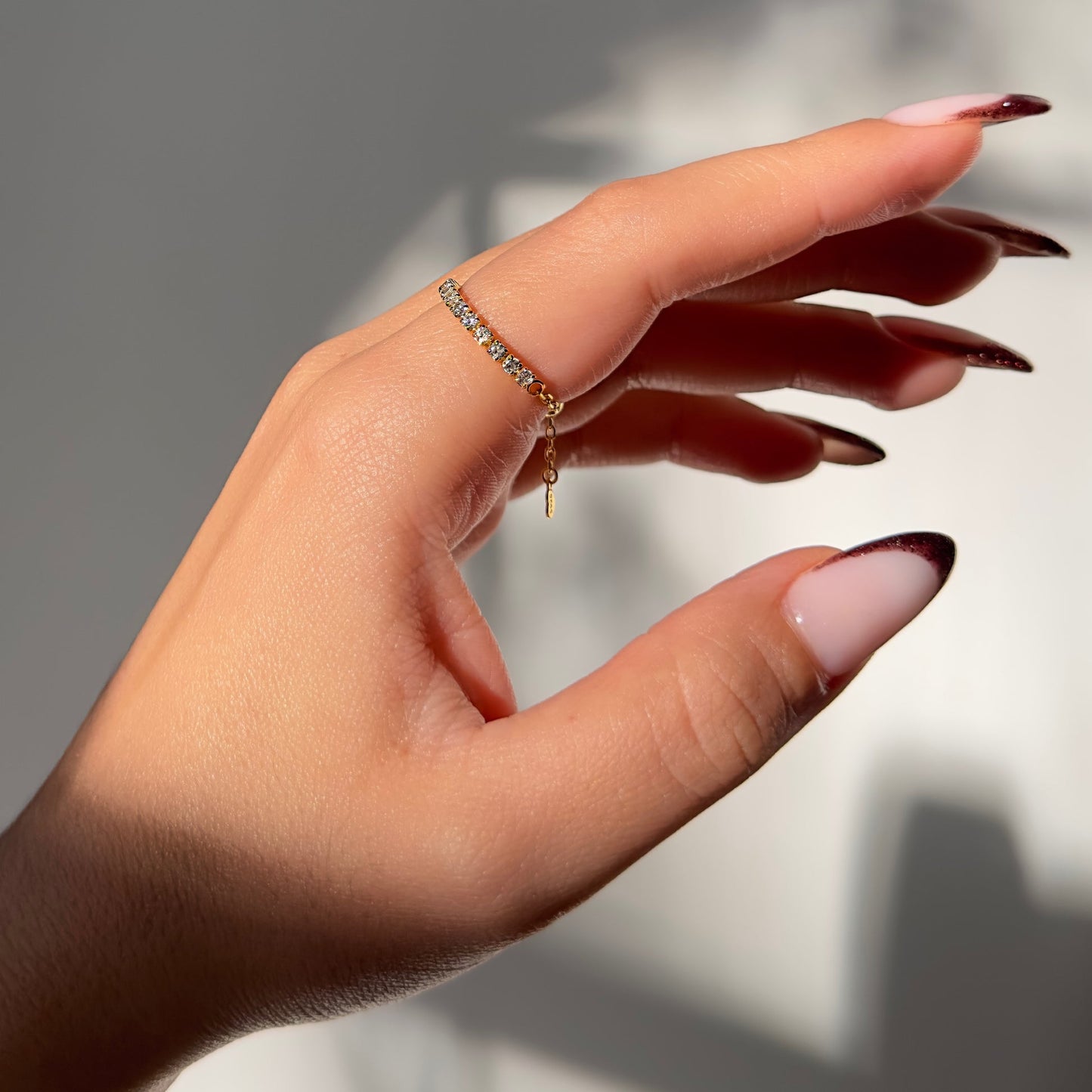 COMBO Queen of Hearts Chain Ring + Etenal Chain Ring | 925 Pure Silver