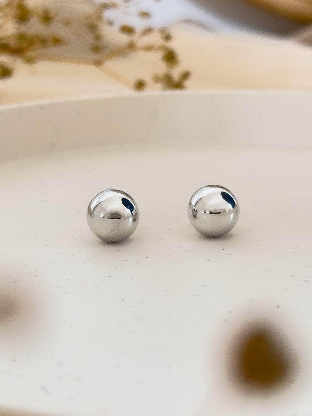 Sparkling Double Crystal Balls Stud Earrings In Sterling Silver – Jewelry Sparkling Double Crystal Balls Stud Earrings In Sterling Silver – Jewelry