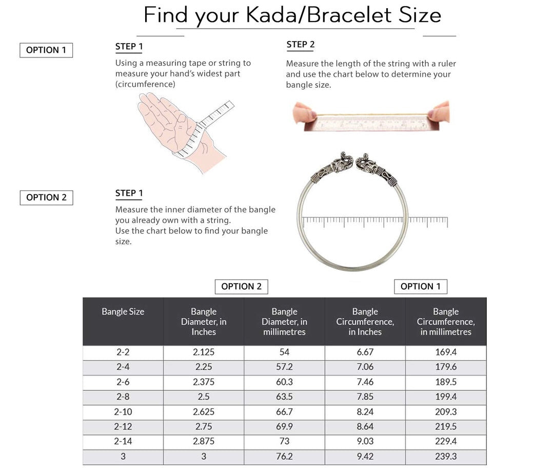 Men's Four Lined Kada | 22kt Gold Plated
