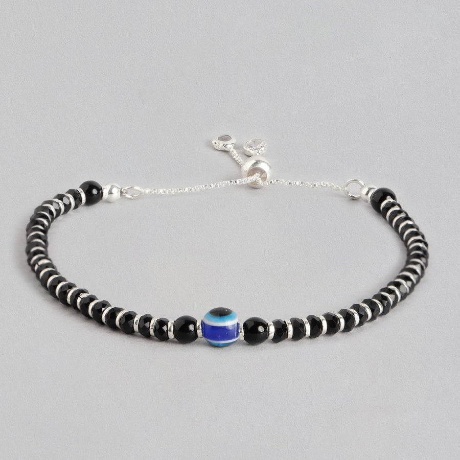 925 Pure Silver Evil Eye Bracelet