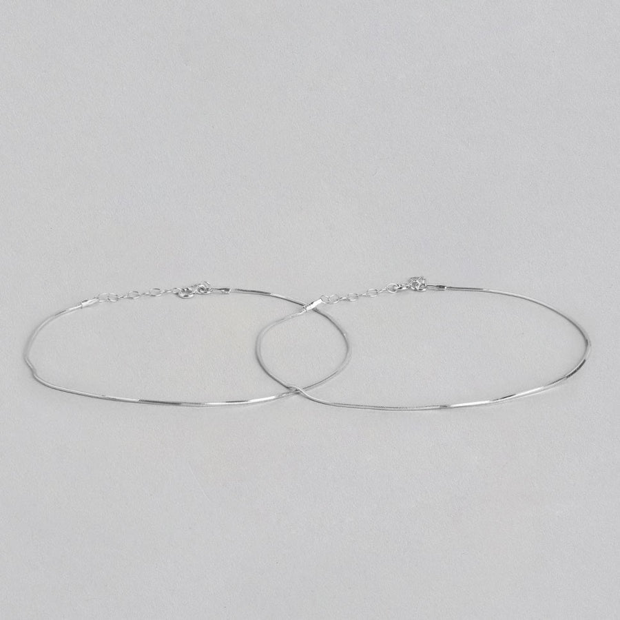 Minimal Snake Chain Anklets