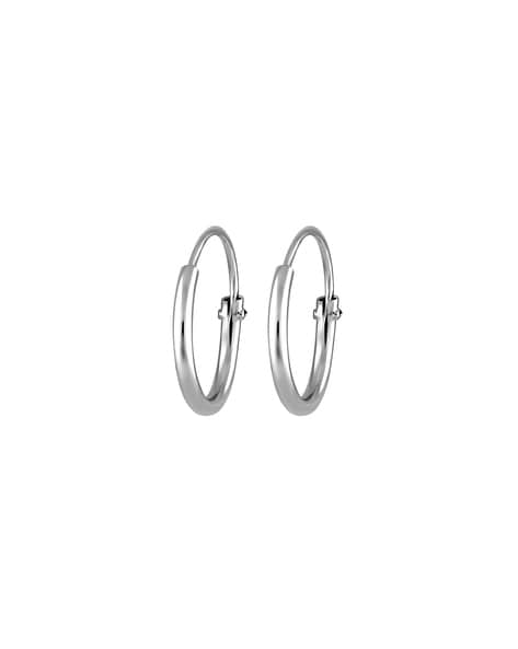 Silver Hoop Earrings | 925 Pure Silver