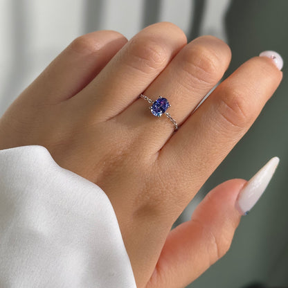 Ocean Bond Chain Ring| 925 Pure Silver