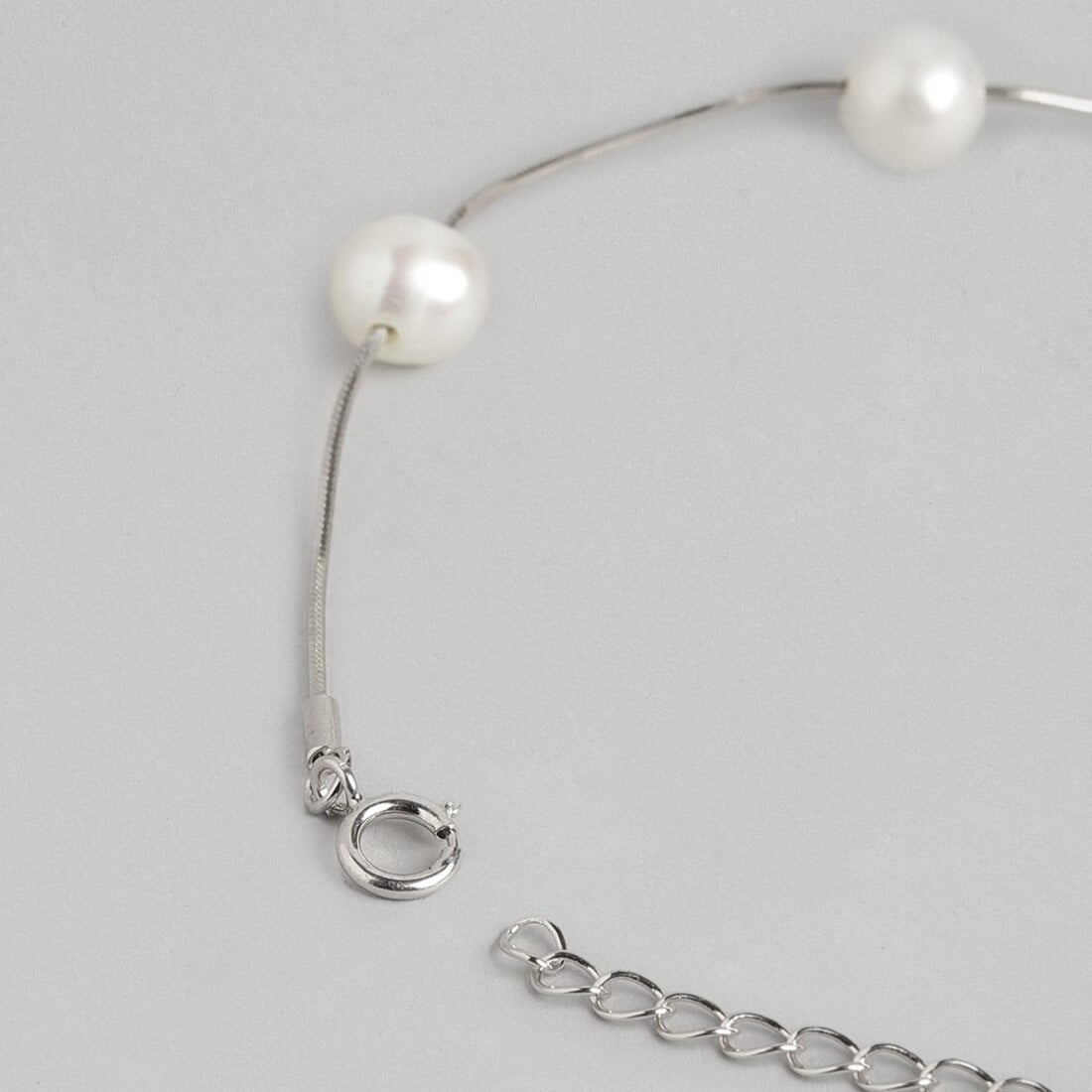 Divine Pearl 925 Silver Bracelet