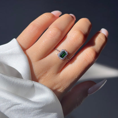 Vintage Aura Chain Ring | 925 Pure Silver
