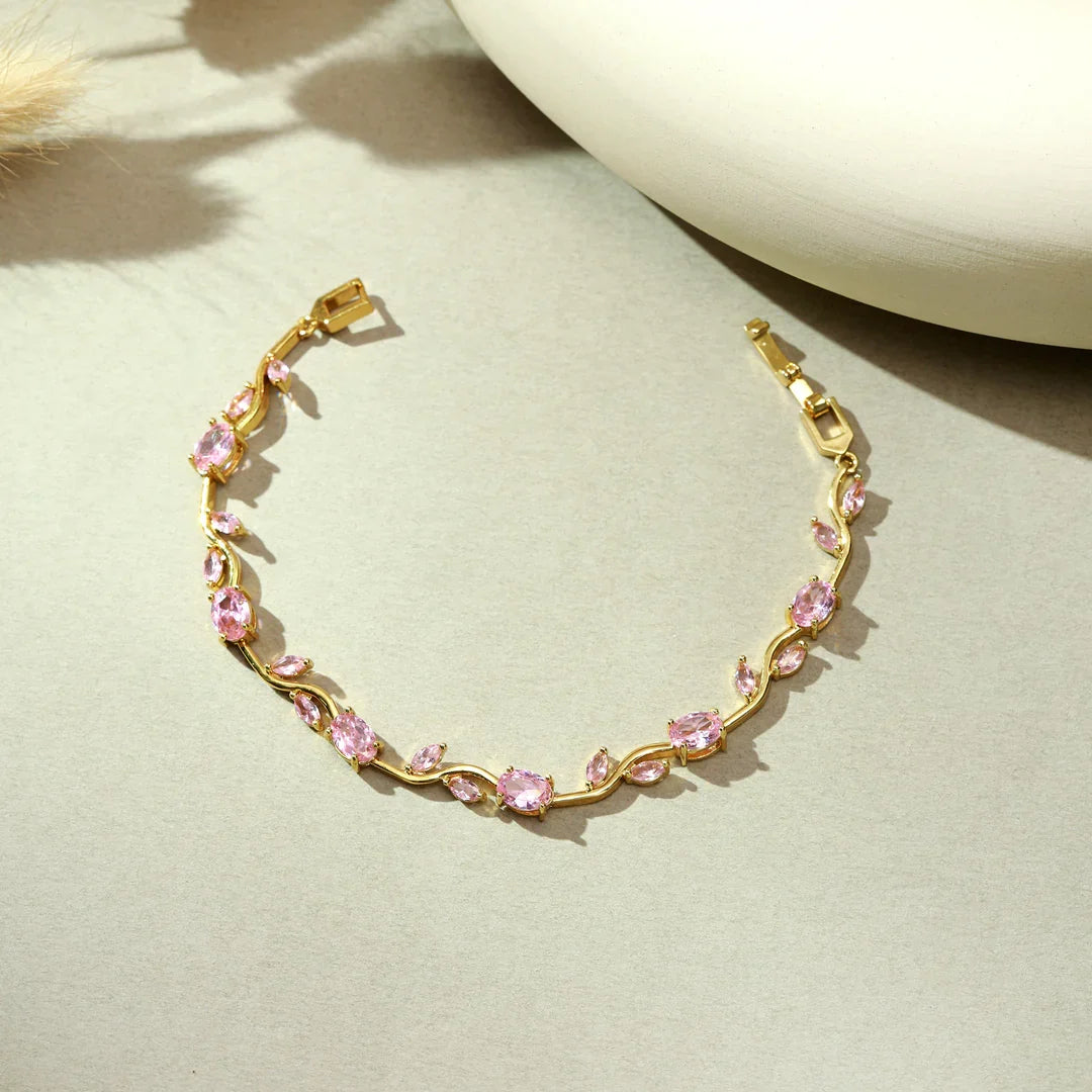 Pink Tulip Bracelet