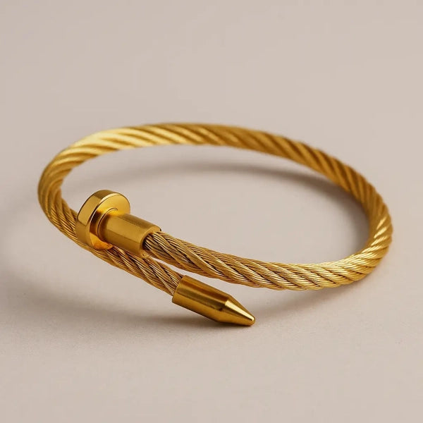 Nail Braided Bracelet