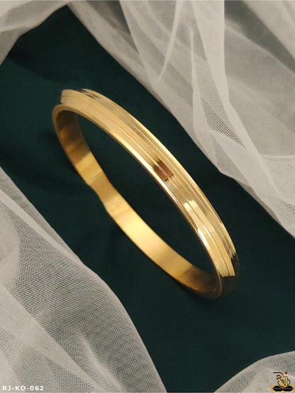 Men's Four Lined Kada | 22kt Gold Plated