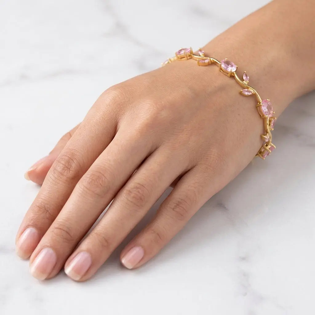 Pink Tulip Bracelet