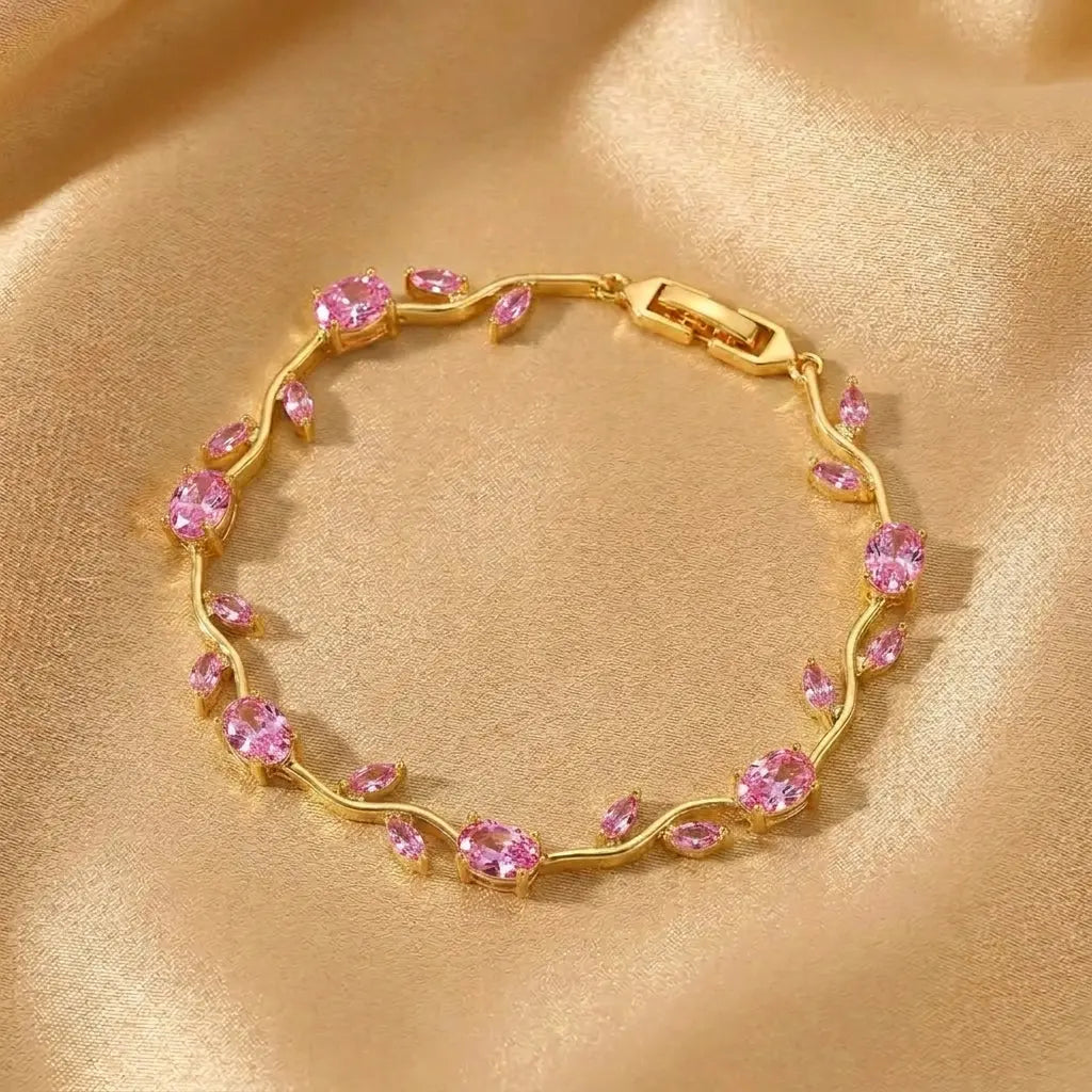 Pink Tulip Bracelet