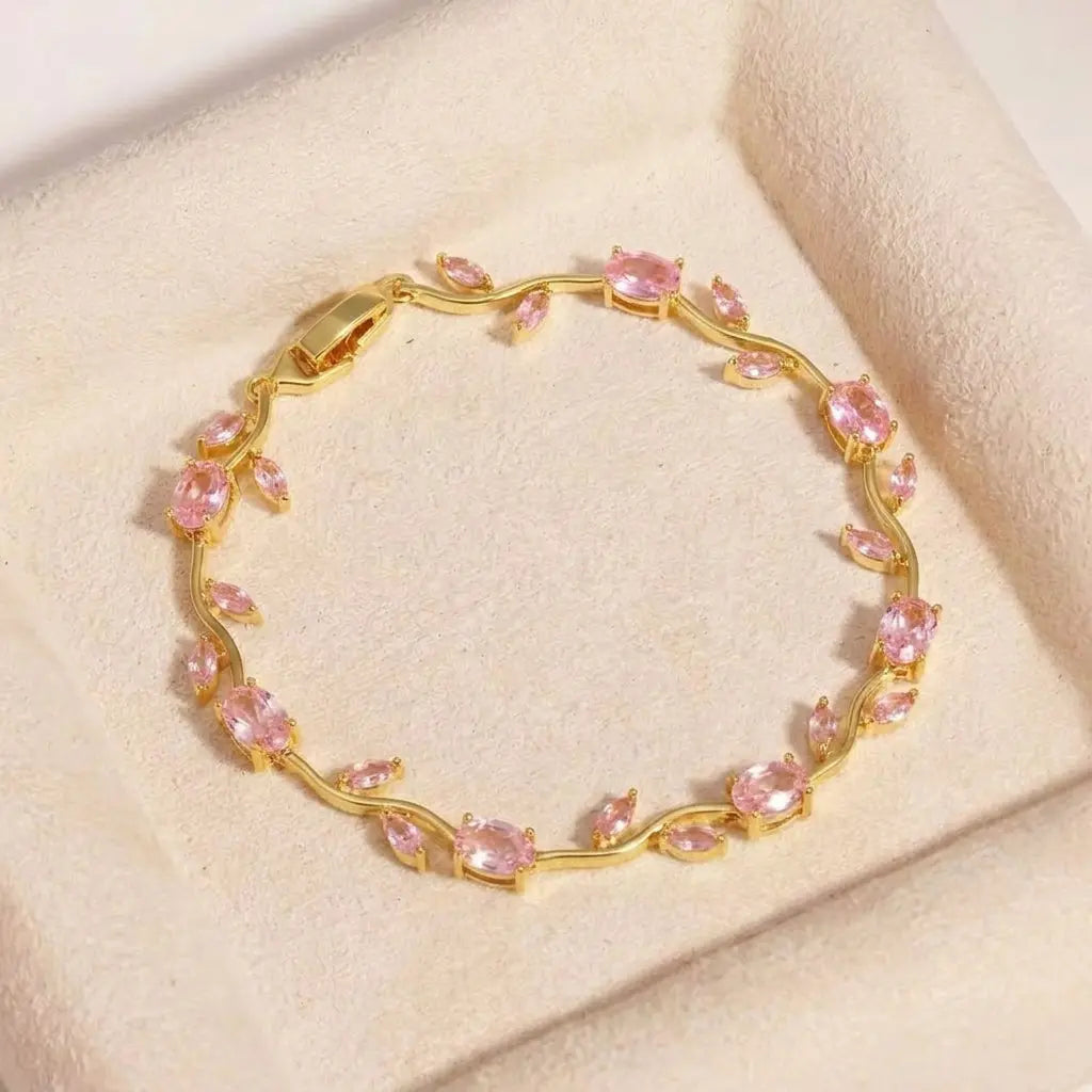 Pink Tulip Bracelet