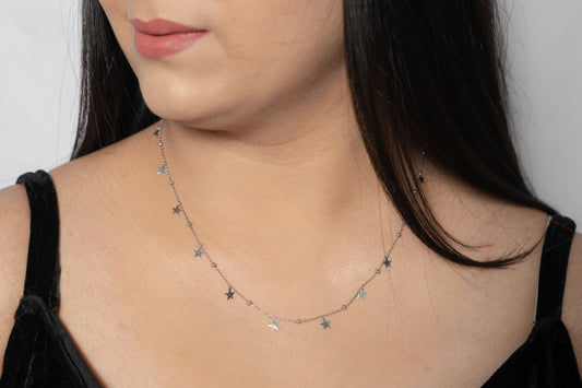 Celestial Constellation Silver Necklace