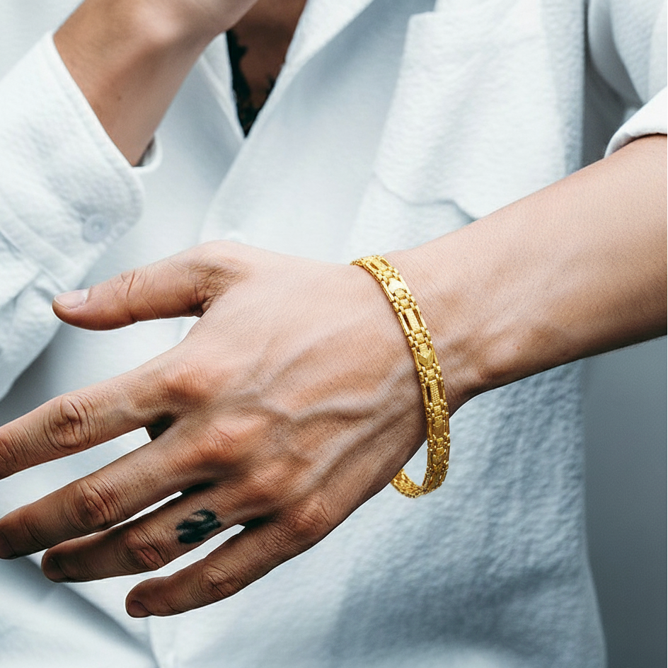 Golden Maze Men's Bracelet