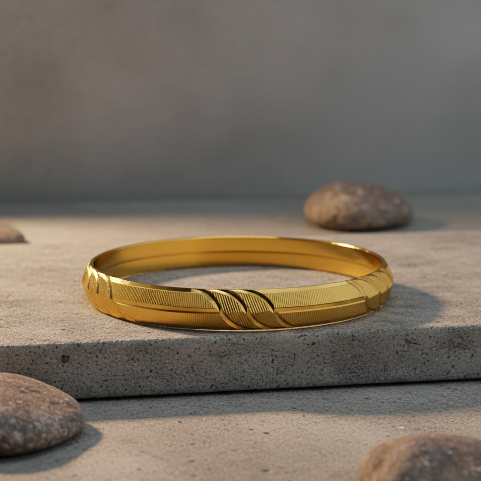 Men's Matte Lined Kada