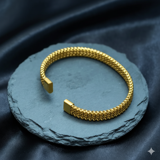 Interlink Cuff Bracelet