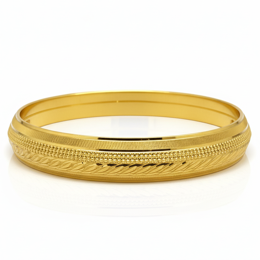 Matte Leaf Men's Kada