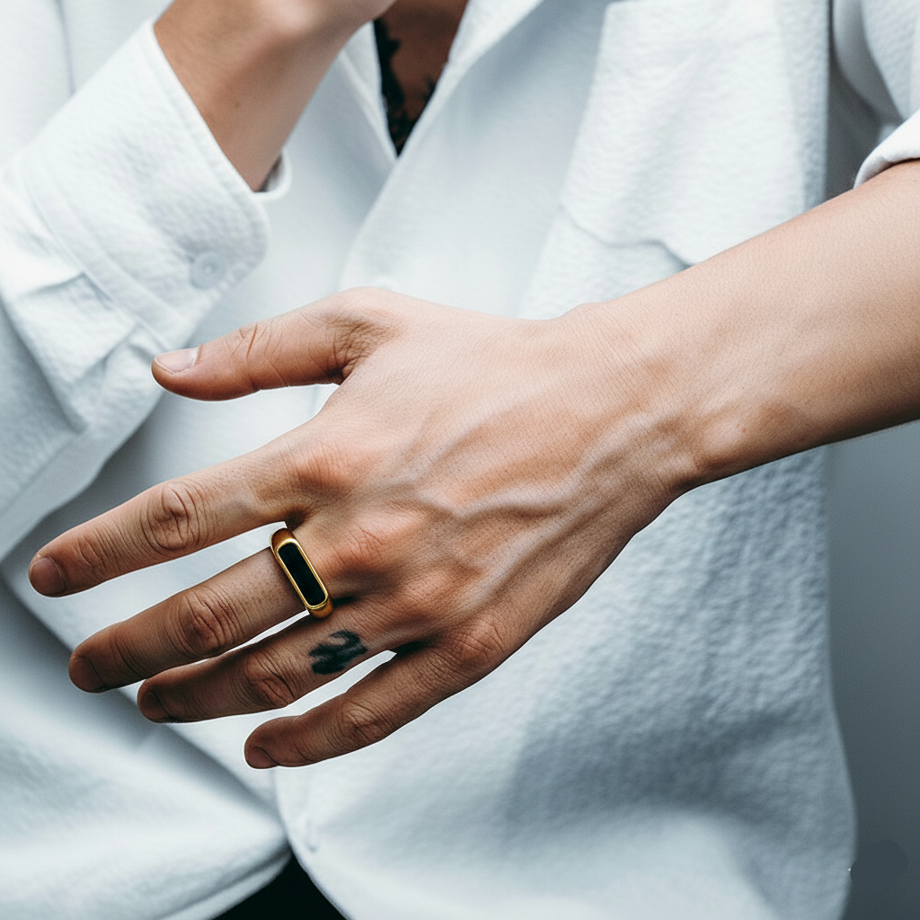 Black Bar Ring