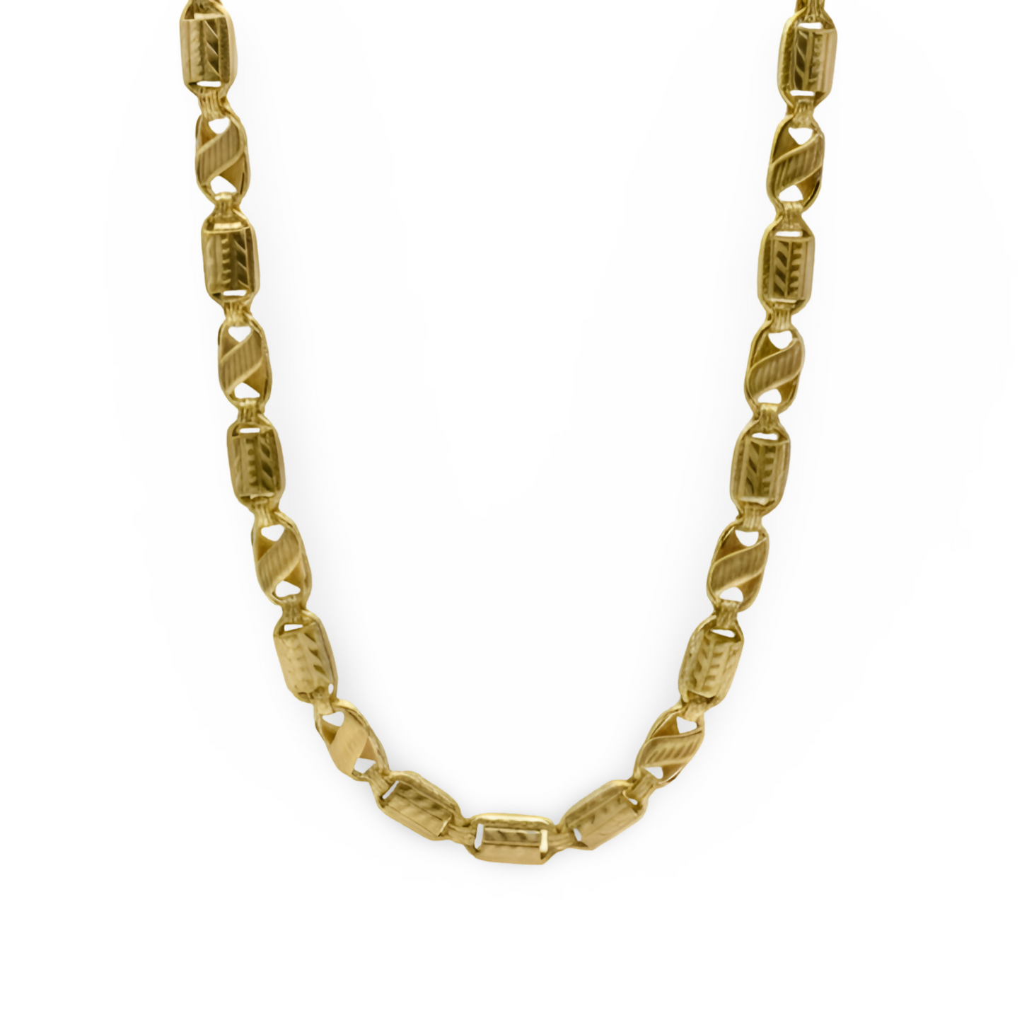 Leaf Lotus Chain Men | 22 Kt Gold Plated