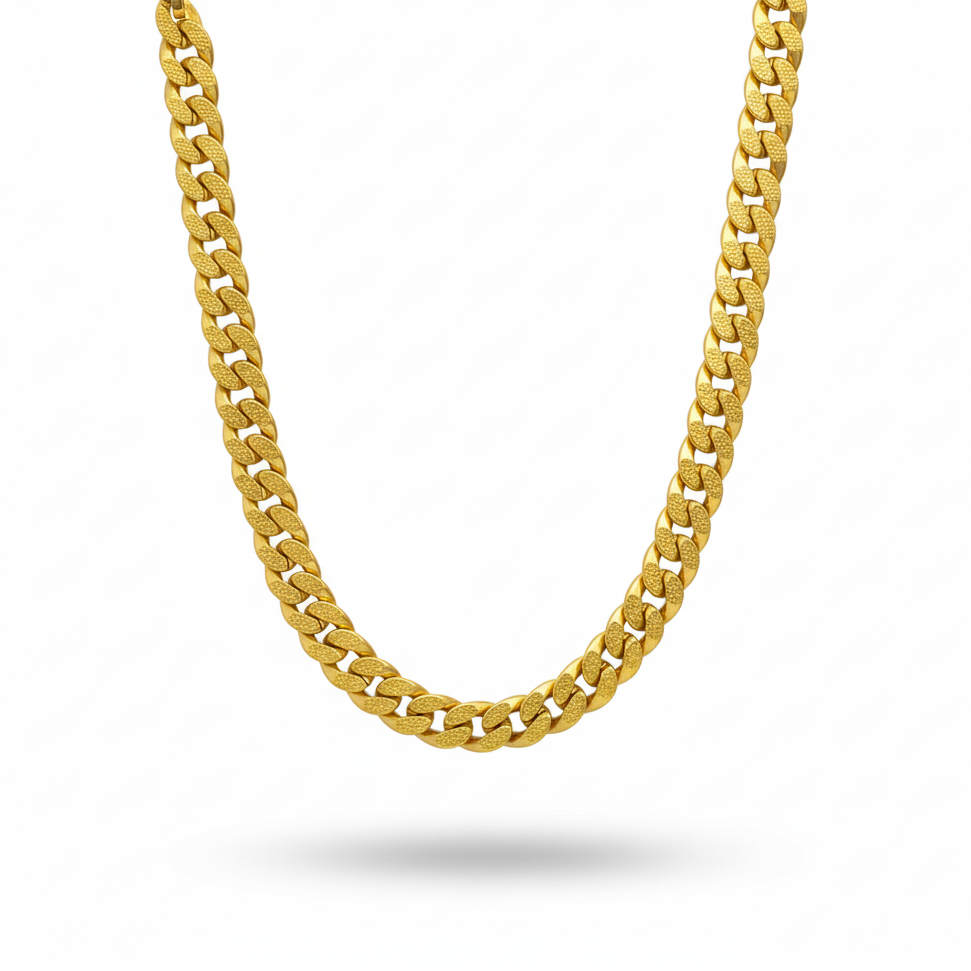 Cuban Chain Men | 22 Kt Gold Plated