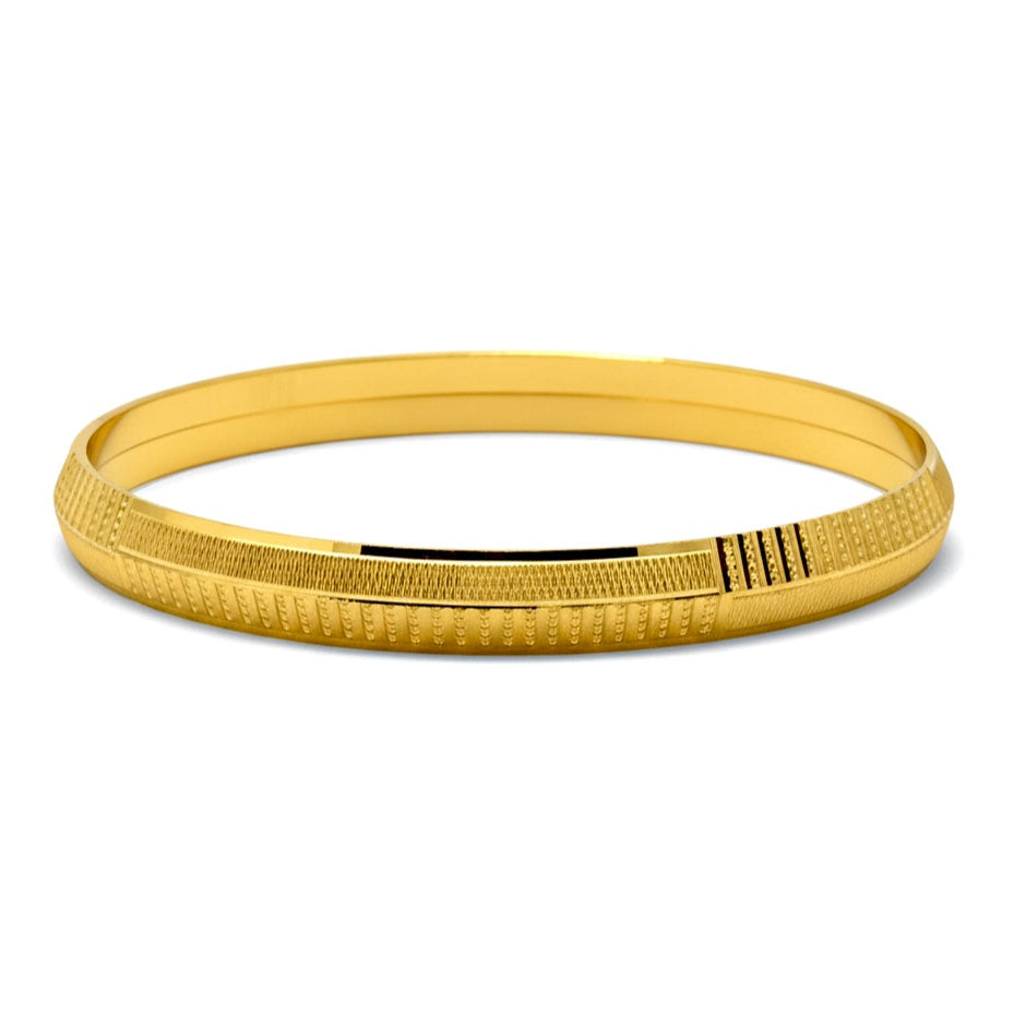 Apex Men's Kada | 22 Kt Gold Plated