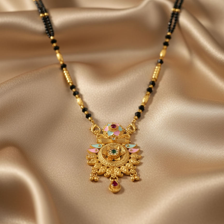 Blossom Rajwadi Mangal Sutra