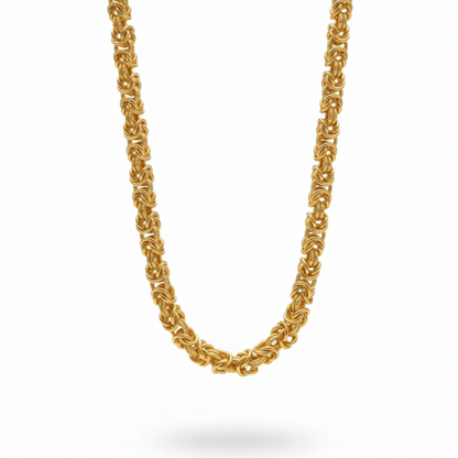 King's Braid Chain | 22 Kt Gold Plated