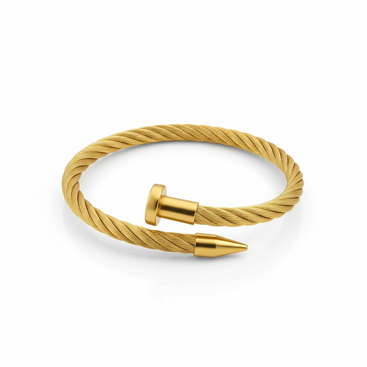 Nail Braided Bracelet