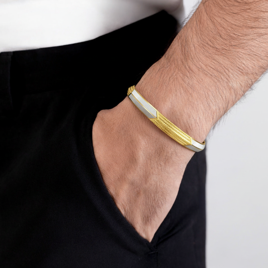 Arrow Men's Gold Kada