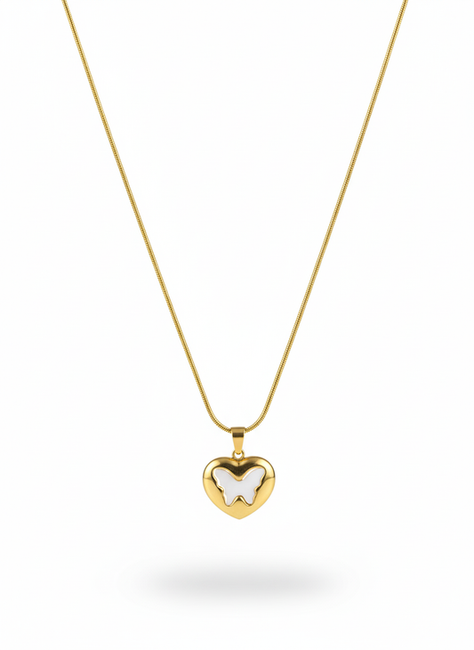 Sleek Butterfly Necklace