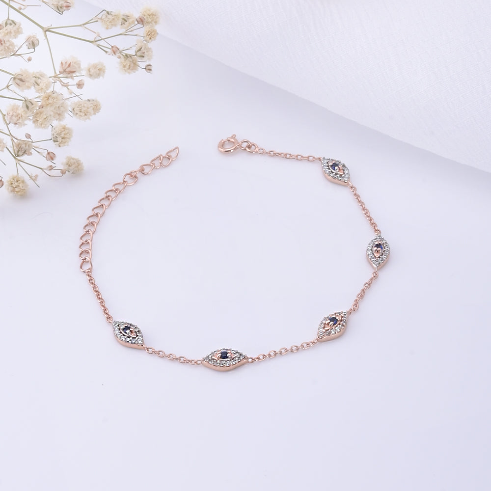 Evil Eye Anklets | Pure 925 Silver