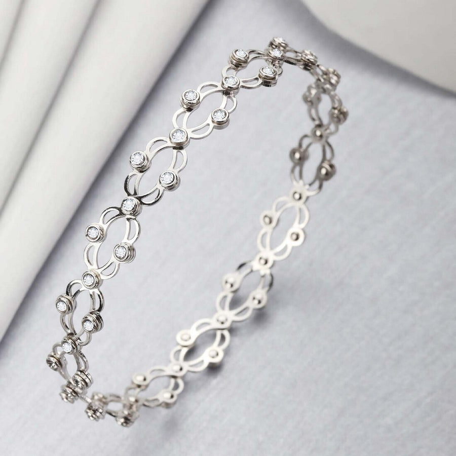 Silver Ring Cum Bracelet