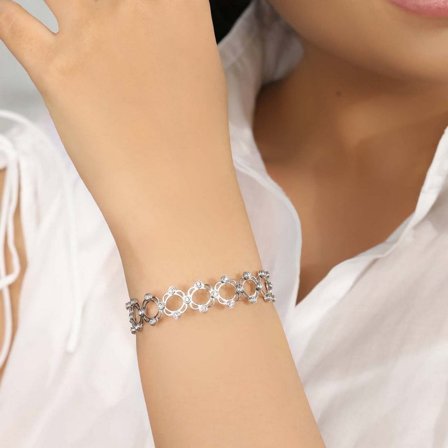 Silver Ring Cum Bracelet