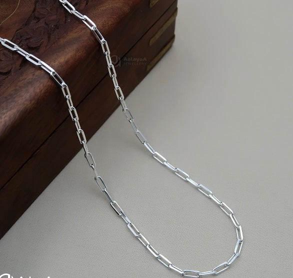 Mens Masculinity Silver Link Chain