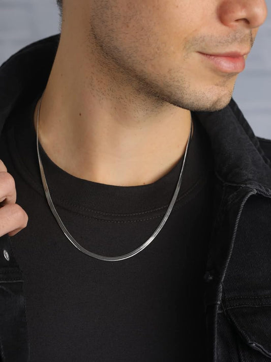 Flat Snake Chain | 925 Pure Silver