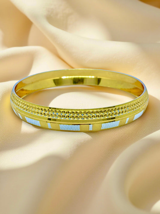Bold Men's Kada | 22 Kt Gold Plated