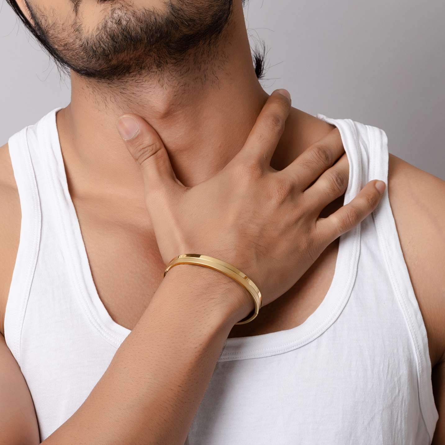 Men's Glossy Matte Kada