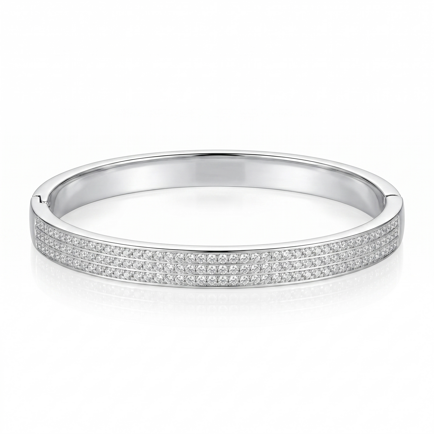 Three Line Iced Out Bracelet