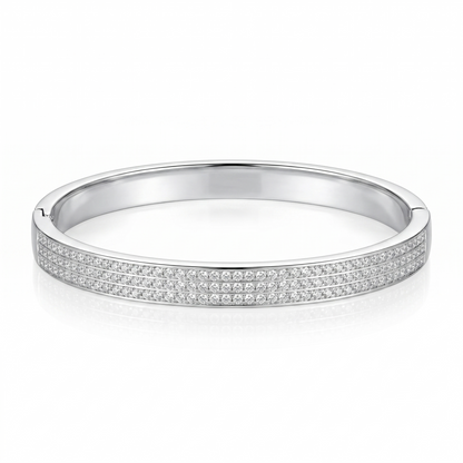 Three Line Iced Out Bracelet