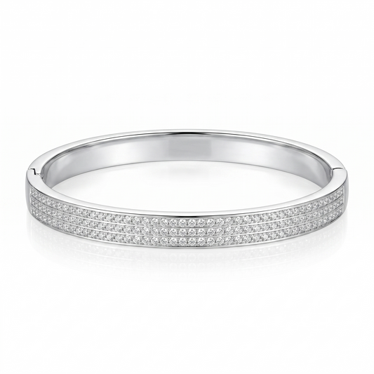 Three Line Iced Out Bracelet