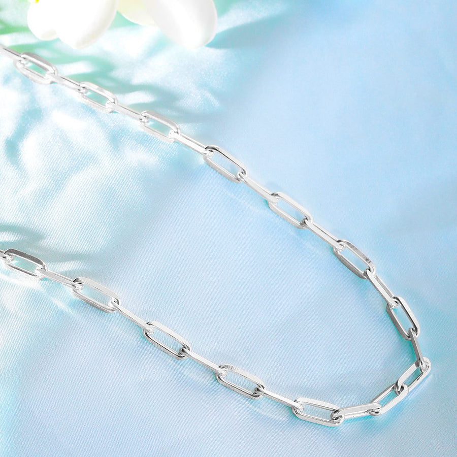 Mens Masculinity Silver Link Chain