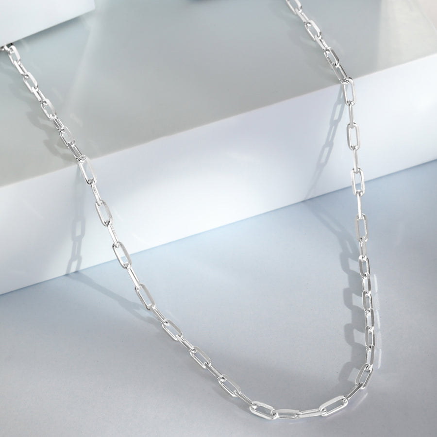 Mens Masculinity Silver Link Chain