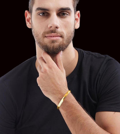 Men's Punjabi Kada | 22kt Gold Plated