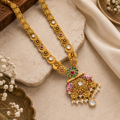 Rajwada Rani Haar | 925 Sterling Silver hover image