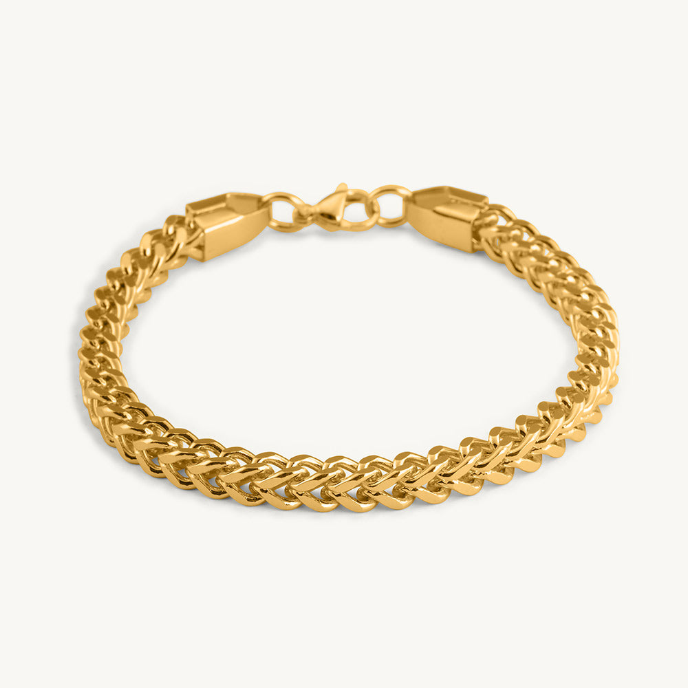 Woven Gold Bracelet